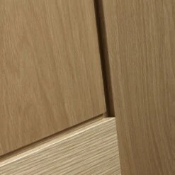 XL Joinery Piacenza Unfinished Oak Clear Glazed Internal Door - 1981mm X 762mm (78 Inch X 30 Inch)