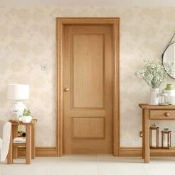 XL Joinery Andria 2 Panel Unfinished Oak Internal Door