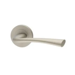 XL Joinery Kuban MAB Lever / Round Rose T/R Bathroom Handle Pack (75)-75mm Latch - KUBANBP75