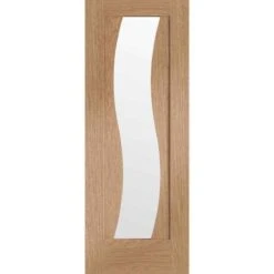 XL Joinery Florence Pre-finished Oak Door With Clear Glass 1981 X 838 X 35mm - PFGOFLO33