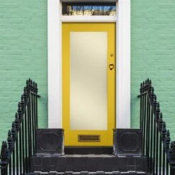 XL Joinery Pattern 10 Shaker Pre-Finished/Primed Tricoya 1 Light Clear Glass External Front Door