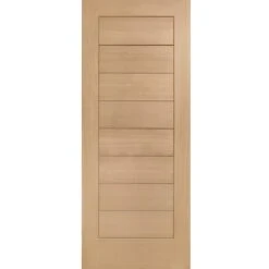 XL Joinery Modena 8 Panel Contemporary Unfinished Natural Oak External Front Door (M&T)
