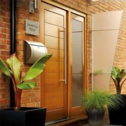 XL Joinery Modena Contemporary Fully Finished Natural Oak External Front Door (M&T) - 1981mm X 838mm (78x33 Inch)