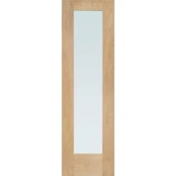 XL Joinery External Oak Pattern 10 Obscure Glass Sidelight Door