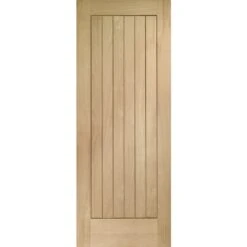 XL Joinery Suffolk 6 Panel Cottage Unfinished Natural Oak External Front Door (M&T)
