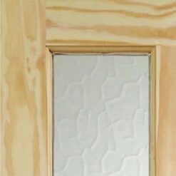 XL Joinery Malton 1 Panel Victorian Unfinished Natural Pine 2 Light Flemish Glass External Front Door (D&G)