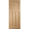 XL Joinery DX 1930s Edwardian 4 Panel Fully Finished Oak Internal Door