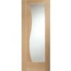 XL Joinery Emilia Unfinished Oak Clear Glazed Internal Door