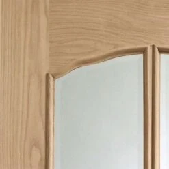 XL Joinery Riviera Fully Finished Oak 6 Light Clear Bevelled Glass Internal Door - 1981mm X 762mm (78 Inch X 30 Inch)