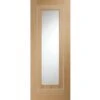 XL Joinery Varese Fully Finished Oak 1 Light Clear Glazed Internal Door