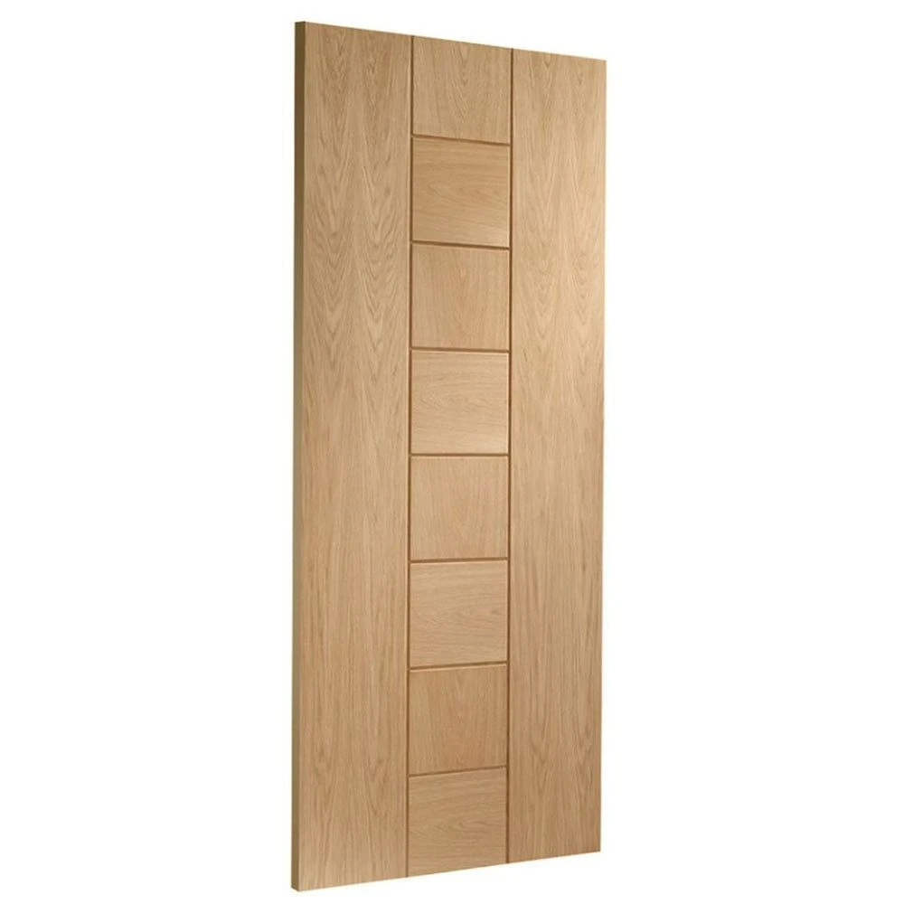 XL Joinery Messina Unfinished Oak Internal Flush FD30 Fire Door - Image 5