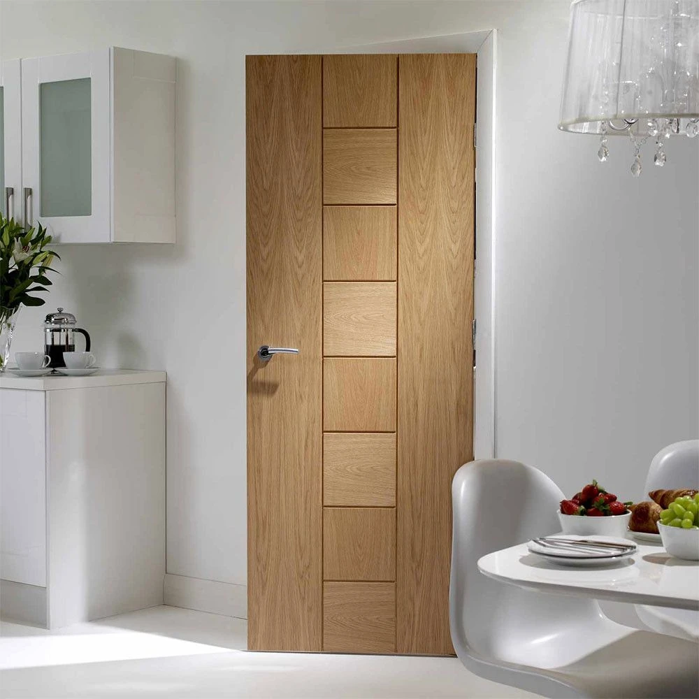 XL Joinery Messina Unfinished Oak Internal Flush Door - Image 2