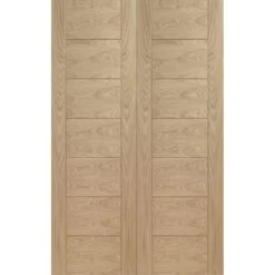 XL Joinery Palermo Unfinished Oak Internal Flush Door Pair