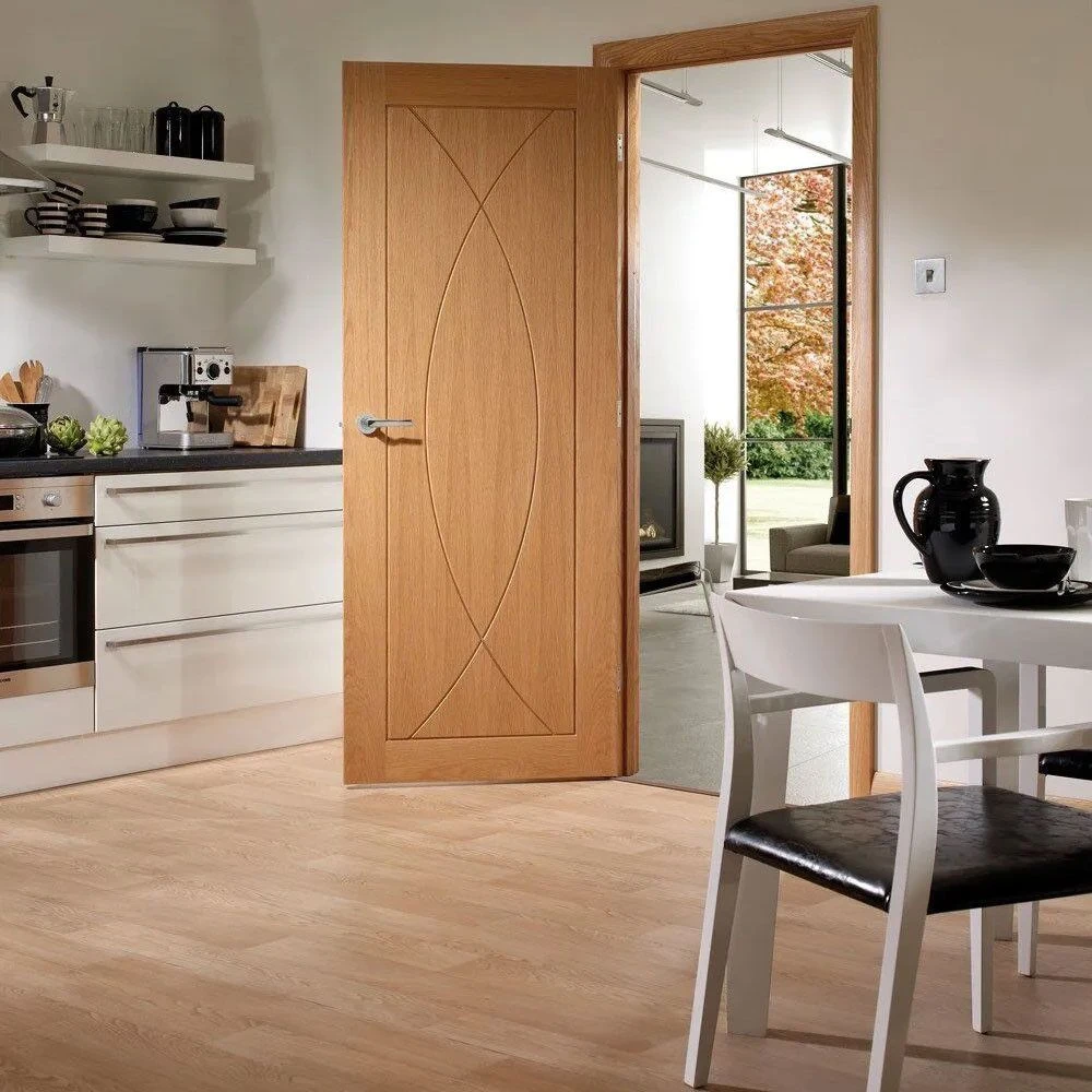 XL Joinery Pesaro Unfinished Oak Internal Flush Door - Image 2