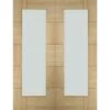 XL Joinery Ravenna Unfinished Oak Glazed Internal Door Pair