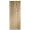 XL Joinery Rustic Unfinished Cottage Oak Ledged Barn Internal Door