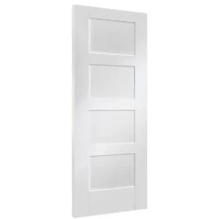 XL Joinery Shaker 4 Panel White Primed Internal FD30 Fire Door