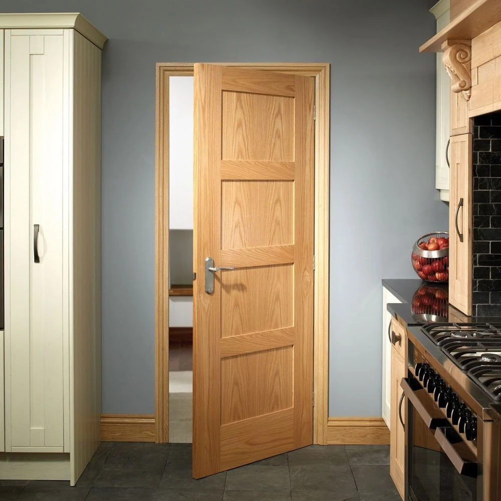 XL Joinery Shaker 4 Panel Unfinished Oak Internal Door