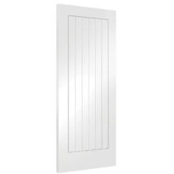 XL Joinery Suffolk Vertical Cottage Panel White Primed Internal FD30 Fire Door