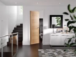 XL Joinery Tiber Polished/Satin Chrome Fire Door Handle Pack