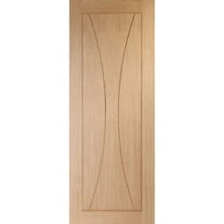 XL Joinery Verona Contemporary Unfinished Oak Internal Flush FD30 Fire Door
