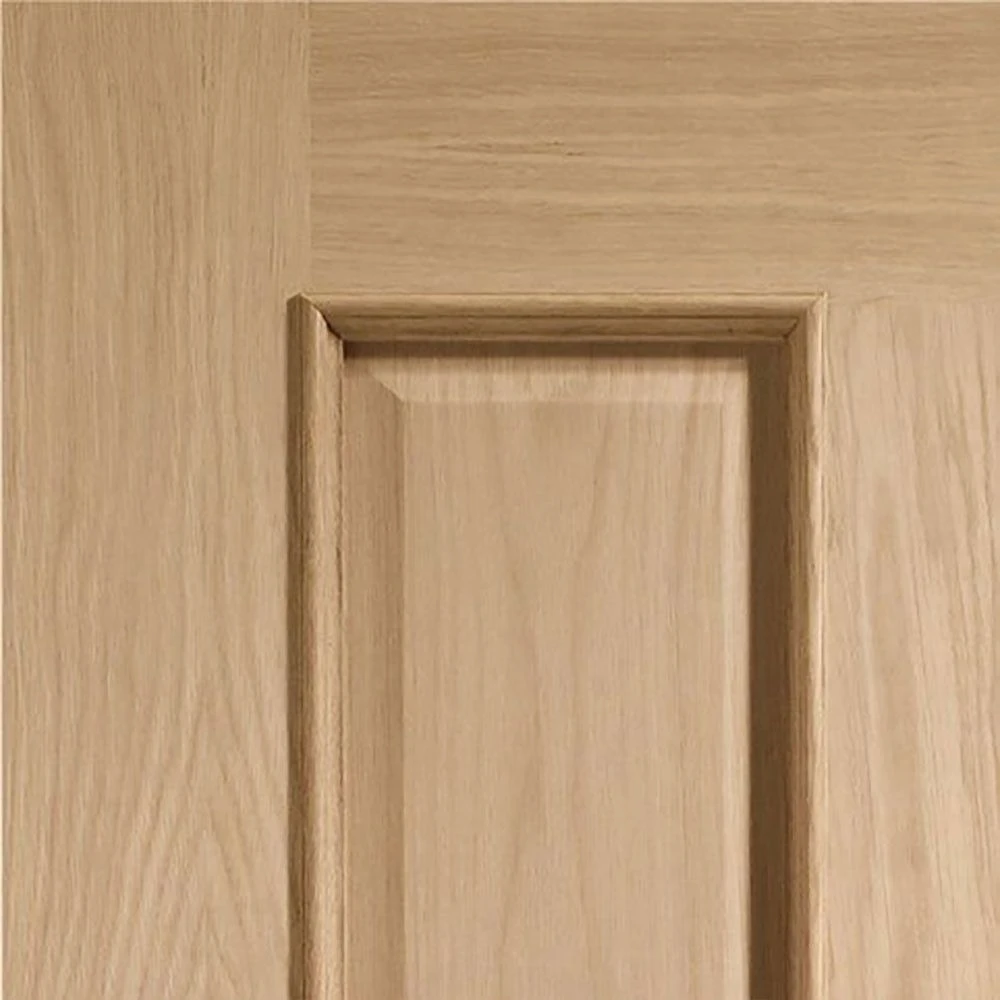 XL Joinery Raised Mouldings Victorian 4 Panel Unfinished Oak Internal Door - Image 6