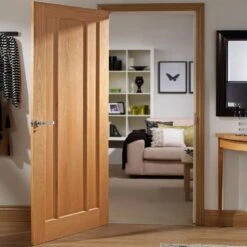 XL Joinery Worcester 3 Panel Fully Finished Oak Internal Door