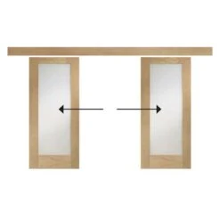 XL Joinery Easi-Glide Unfinished Oak Gliding Door Frame (Including Hardware)